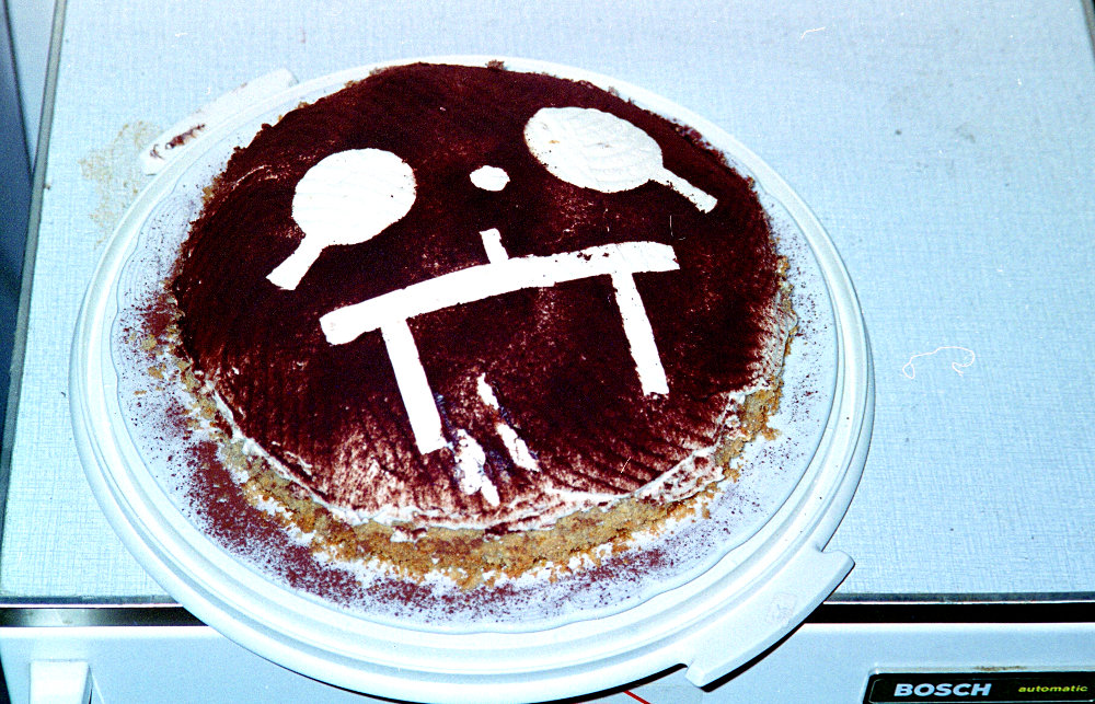 Tischtenniskuchen