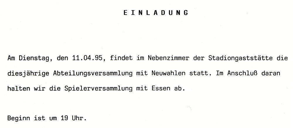 Einladung