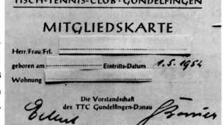 Die abgebildete Mitgliedskarte zeugt von seiner Existenz. TTC Mitgliedskarte