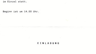 Einladung Einladung