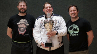 v. l. n. r.: Thomas Schuhmair (2. Platz), Matthias Ferner (1. Platz), Stefan Fink (3. Platz)